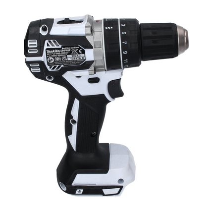 Makita DHP 484 RF1 W Akku Schlagbohrschrauber 18 V 54 Nm Brushless Weiß + 1x Akku 3,0 Ah + Ladegerät