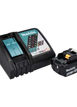 Makita DHP 484 RM1 W Akku Schlagbohrschrauber 18 V 54 Nm Brushless Weiß + 1x Akku 4,0 Ah + Ladegerät