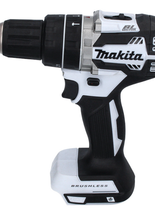 Makita DHP 484 RMJ W Taladro percutor inalámbrico 18 V 54 Nm sin escobillas blanco + 2x baterías 4,0 Ah + cargador + Makpac