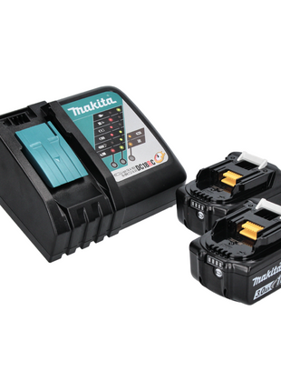 Makita DGP 180 RF Pistolet graisseur sans fil 18 V 690 bar + 2x Batteries 3,0 Ah + Chargeur