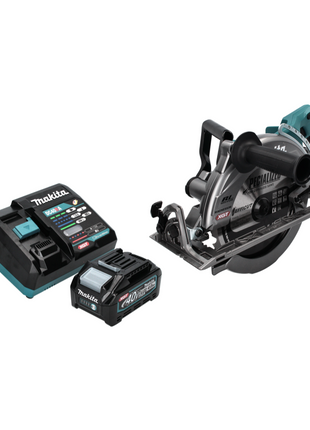 Makita RS 002 GM1 Akku Handkreissäge 40 V max. 260 mm Brushless + 1x Akku 4,0 Ah + Ladegerät