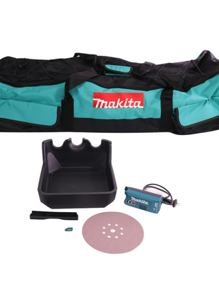 Makita DSL 800 F1X Akku Langhalsschleifer 18 V 225 mm Brushless + 1x Akku 3,0 Ah + Zubehör + Tasche - ohne Ladegerät