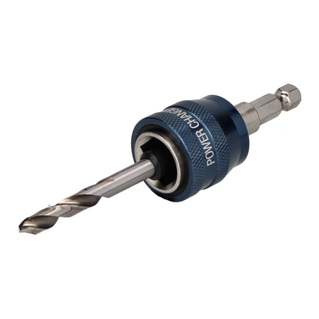 Bosch Mandrino Power Change Plus 3/8" + Punta per foratura HSS-G 7,15 mm ( 2608594253 ) - per trapani avvitatori/percussione/a impulsi