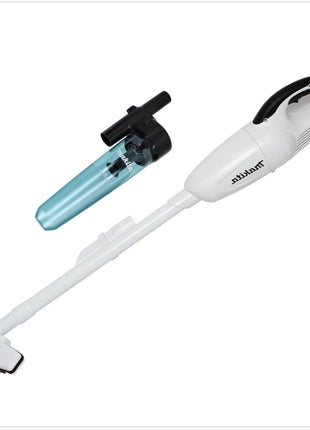 Makita DCL 180 ZW Aspirateur sans fil 18 V - blanc + 1x Collecteur Cyclone noir sans mécanisme - sans batterie, sans chargeur