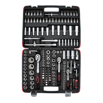 BGS technic Set di chiavi a bussola 172 pz. ( 2283 ) Azionamento 6,3 mm ( 1/4" ) 10 mm ( 3/8" ) 12,5 mm ( 1/2" )