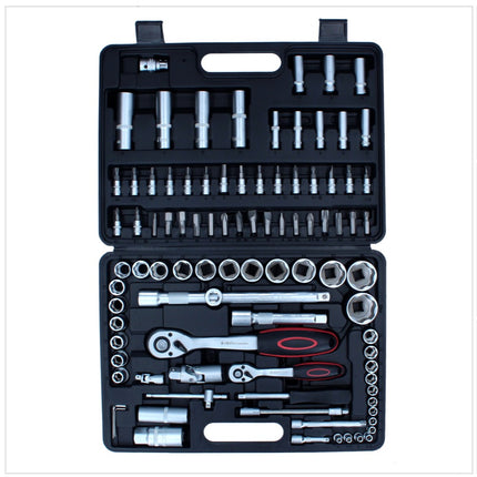 BGS technic Set di chiavi a bussola 6,3 mm 1/4" + 12,5 mm 1/2", 94 pz. ( 2296 )