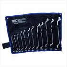 BGS technic Set di 12 Chiavi a doppio anello, a gomito SW 6 x 7 - 30 x 32 mm ( 1214 )