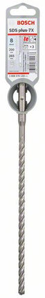 Bosch 7X SDS-plus Punta per foratura 8x200x265mm, in carburo ( 2608576133 ) - certificato PGM