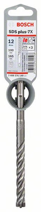 Bosch Punta per foratura 7X SDS-plus 12x100x165mm Carburo ( 2608576149 ) - certificato PGM