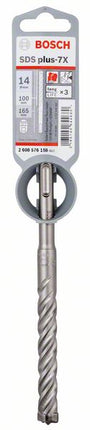 Bosch Punta per foratura 7X SDS-plus 14x100x165mm Carburo ( 2608576158 ) - certificato PGM