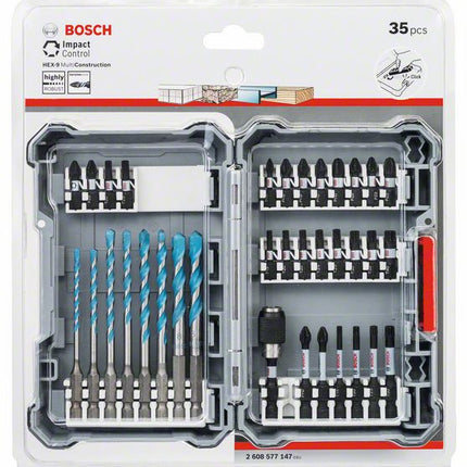 Bosch Impact Control Multi Construction Schrauber 35 tlg. Bit- und Bohrer Set ( 2608577147 ) - Toolbrothers