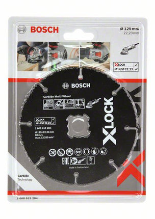 Bosch X-LOCK Disco da taglio Carbide Multiwheel 125x1x22,23mm ( 2608619284 )