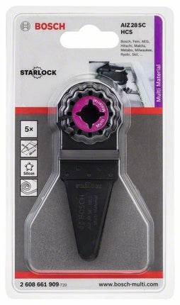 Bosch HCS AIZ 28 SC Universal Fugenschneider Starlock 28 x 40 mm 5 Stk. ( 2608661909 ) für Silikon - Toolbrothers