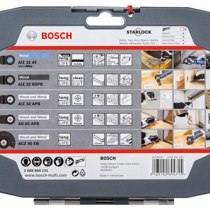 Bosch Best of Cutting Set Starlock Tauchägeblatt Segementsägeblatt 5tlg. ( 2608664131 )