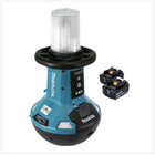 Makita DML 810 F Lampada LED a batteria 18 / 36 V ( 2 x 18 V ) 5500 lm IP54 + 2x batteria 3,0 Ah - senza caricabatteria