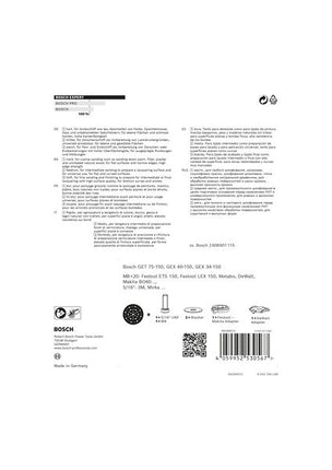 Bosch EXPERT Platorello universale multiforo 150 mm morbido ( 2608900006 )