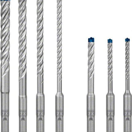Bosch EXPERT SDS Plus-7X Hammerbohrer Set 5 - 12 mm 7 tlg. ( 2608900195 ) für Beton / Stein - Nachfolger von 2607017502 - Toolbrothers
