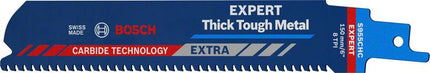 Bosch EXPERT Thick Tough Metal S 955 CHC Lama per seghetto alternativo 150 mm 10 pz. ( 2608900367 ) Carbide Technology