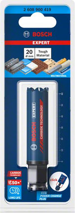 Bosch EXPERT Tough Material Lochsäge 20 x 60 mm Carbide ( 2608900419 ) Universal - Nachfolger von 2608594163