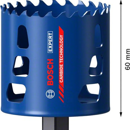 Bosch Expert Tough Material Lochsäge 68 x 60 mm ( 2608900433 ) Carbide Technology für Dreh- und Schlagbohrer
