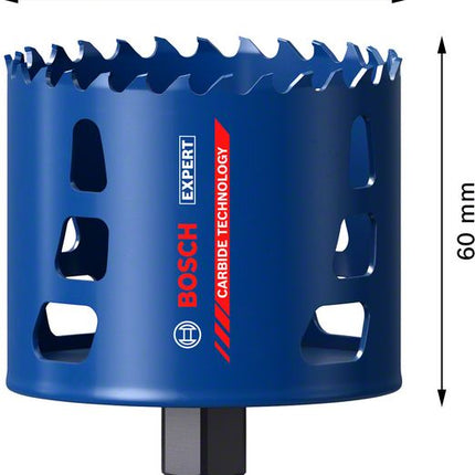 Bosch EXPERT Tough Material Lochsäge 80 x 60 mm ( 2608900437 ) Carbide Technology