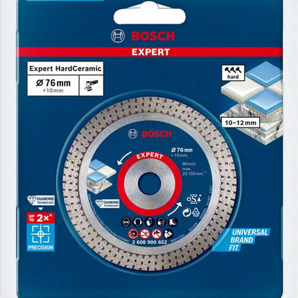 Bosch Expert Hard Ceramic 76 mm disco diamantato 76 x 1,5 x 10 mm ( 2608900652 ) Tecnologia diamantata - successore di 2608615020