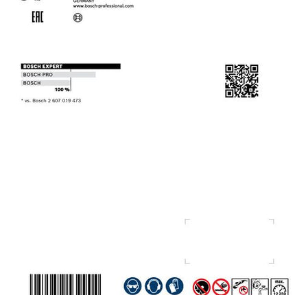 Bosch EXPERT Disco diamantato in ceramica dura 125 x 22,23 mm 1 pz. ( 2608900655 ) Tecnologia diamantata