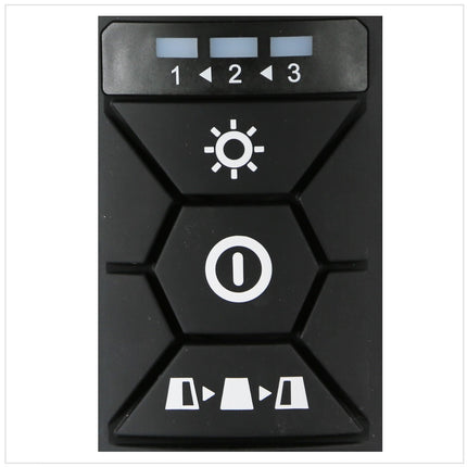 Makita DML 810 PF Luce LED portatile a batteria 18 / 36 V ( 2 x 18 V ) 5500 lm IP54 + 2x batteria 3,0 Ah + doppio caricabatterie