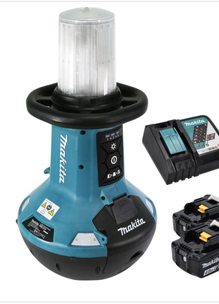 Makita DML 810 RM Akumulatorowy naświetlacz LED 18 / 36 V ( 2 x 18 V ) 5500 lm IP54 + 2x akumulator 4,0 Ah + ładowarka