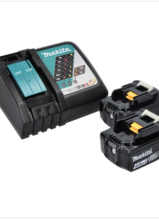 Makita DML 810 RM Akumulatorowy naświetlacz LED 18 / 36 V ( 2 x 18 V ) 5500 lm IP54 + 2x akumulator 4,0 Ah + ładowarka