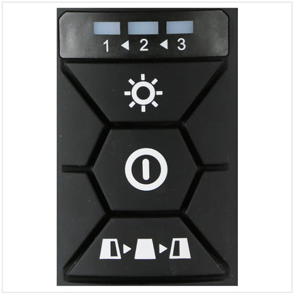 Makita DML 810 RG Luce LED a batteria 18 / 36 V ( 2 x 18 V ) 5500 lm IP54 + 2x batteria 6,0 Ah + caricabatteria