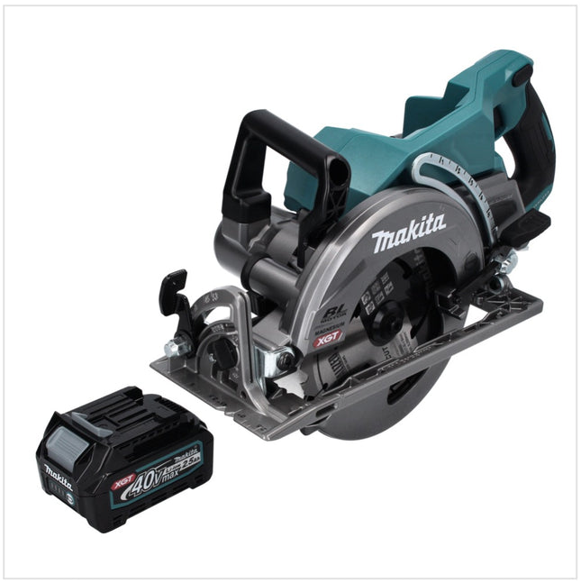 Makita RS 001 GD1 Sega circolare a batteria 40 V max. 185 mm Brushless + 1x batteria 2,5 Ah - senza caricabatteria
