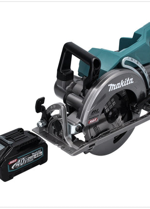 Sierra circular manual a batería Makita RS 001 GM1 40 V máx. 185 mm sin escobillas + 1x batería 4,0 Ah - sin cargador