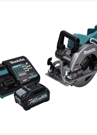 Makita RS 001 GM1 Akku Handkreissäge 40 V max. 185 mm Brushless + 1x Akku 4,0 Ah + Ladegerät