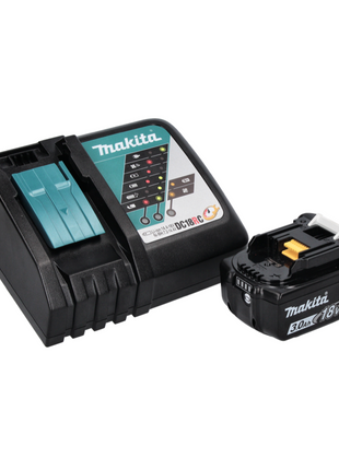 Makita DML 812 RF1 Lampe de chantier sans fil avec LED 18 V 1250 lm + 1x Batterie 3,0 Ah + Chargeur