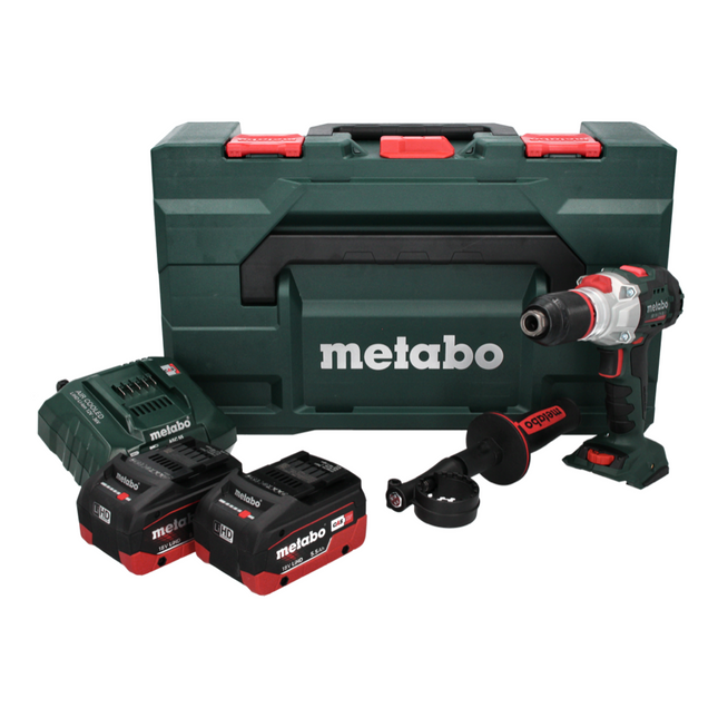 Metabo SB 18 LTX BL I Trapano a percussione a batteria 18 V 130 Nm brushless + 2x batteria ricaricabile 5,5 Ah + caricabatterie + metaBOX