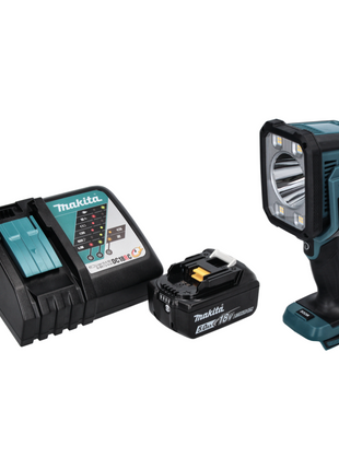 Makita DML 812 RT1 Akumulatorowa latarka ręczna LED 18 V 1250 lm + 1x akumulator 5,0 Ah + ładowarka