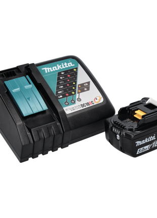 Makita DML 812 RT1 Akumulatorowa latarka ręczna LED 18 V 1250 lm + 1x akumulator 5,0 Ah + ładowarka