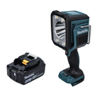 Makita DML 812 G1 Torcia portatile a LED a batteria 18 V 1250 lm + 1x batteria ricaricabile 6,0 Ah - senza caricabatterie