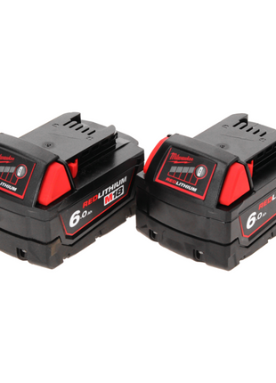 Juego de baterías Milwaukee M18 B6 2x 18 V 6,0 Ah / 6000 mAh (2x 4932451244)