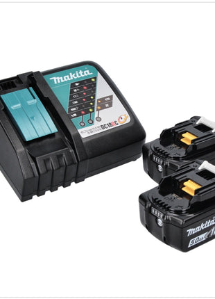 Makita DHP 482 RT W Akku Schlagbohrschrauber 18 V 62 Nm + 2x Akku 5,0 Ah + Ladegerät - Toolbrothers