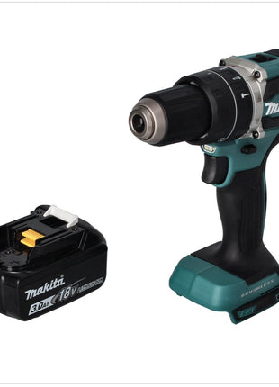 Makita DHP 484 F1 akumulatorowa wiertarko-wkrętarka udarowa 18 V 54 Nm bezszczotkowa + 1x akumulator 3,0 Ah - bez ładowarki