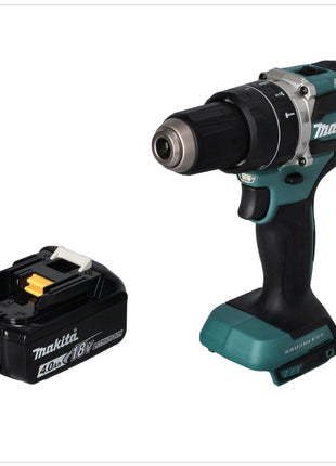 Makita DHP 484 M1 Perceuse-visseuse à percussion sans fil 18 V 54 Nm Brushless + 1x batterie 4,0 Ah - sans chargeur