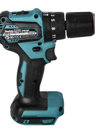 Makita DHP 483 RG1 akumulatorowa wiertarko-wkrętarka udarowa 18 V 40 Nm bezszczotkowa + 1x akumulator 6,0 Ah + ładowarka