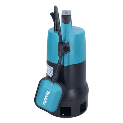 Makita PF 0410 Pompa ad immersione acque scure 400 W, 8.400 l/h, profondità 5 m