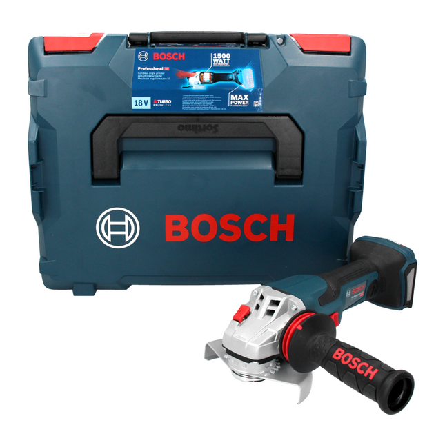 Bosch Professional GWS 18V-15 C Smerigliatrice angolare 18V 125 mm ( 06019H6000 ) BITURBO in valigetta L-Boxx - senza batteria, senza caricabatterie