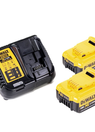 Perceuse-visseuse sans fil DeWalt DCD 791 P2 TX 18 V 70 Nm sans balais + lampe à batterie DCL 050 18 V + 2x batteries 5,0 Ah + chargeur + mètre pliant + mallette TX