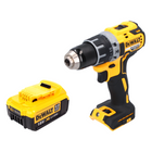 Taladro atornillador inalámbrico DeWalt DCD 791 N 18 V 70 Nm sin escobillas + 1x batería 4,0 Ah - sin cargador