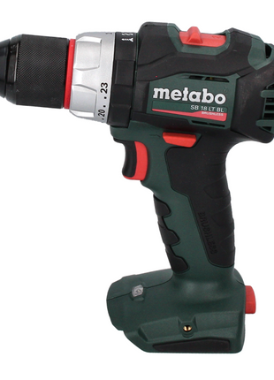 Metabo SB 18 LT BL Cordless Hammer Drill  75 Nm 18 V Brushless + 1x Battery 5.5 Ah + Charger + MetaBOX Case + Bit Set 32 pcs.