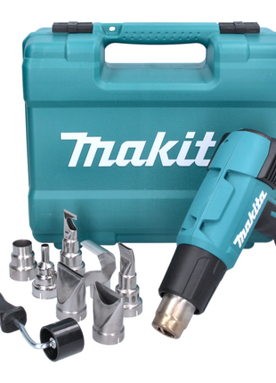 Makita HG 6531 CK Décapeur thermique  2000 W,  50 - 650 °C +  Jeu d'accessoires 8 pcs. + Coffret